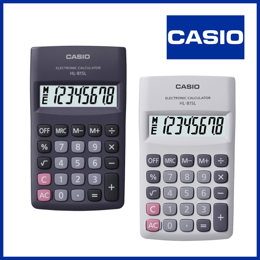 Casio HL815L Electronic Calculator Shopee Philippines