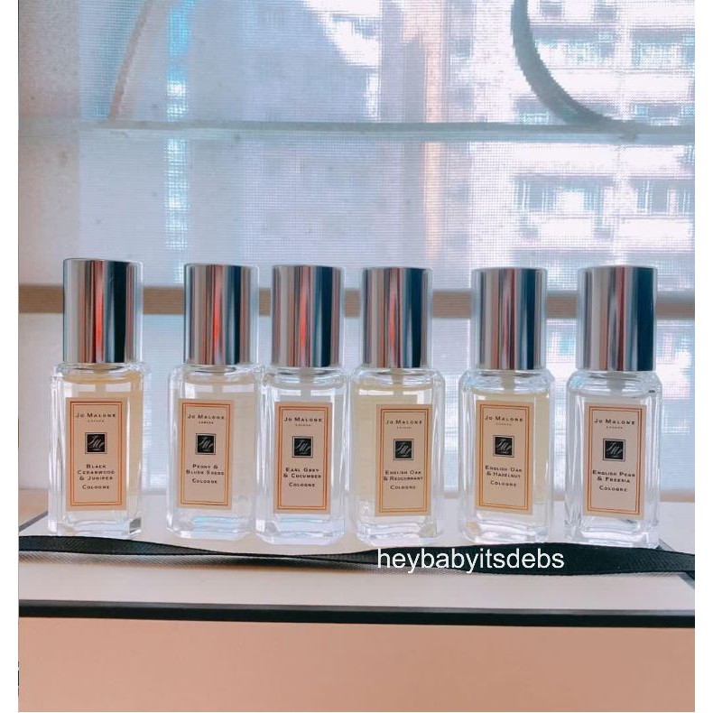 Authentic Jo Malone Cologne English Pear / Sweet Pea / Peony / Wood Sage 9ml Mini Perfume (Bnew