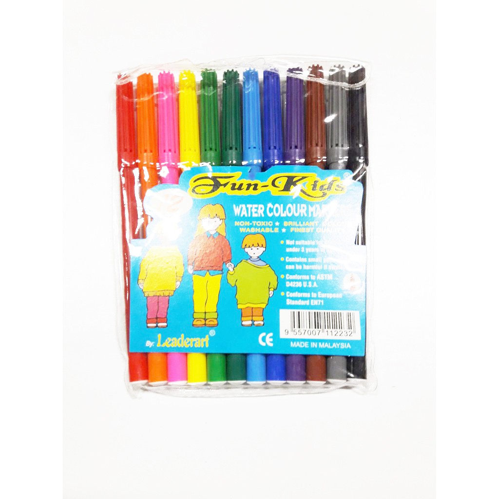 LeaderArt Water Color Pen Non Toxic Washable Marker Shopee Philippines