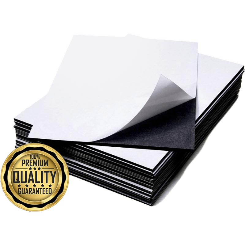 Quaff 5 Sheets Sheet A4 Size 4r Plain And With Adhesive For