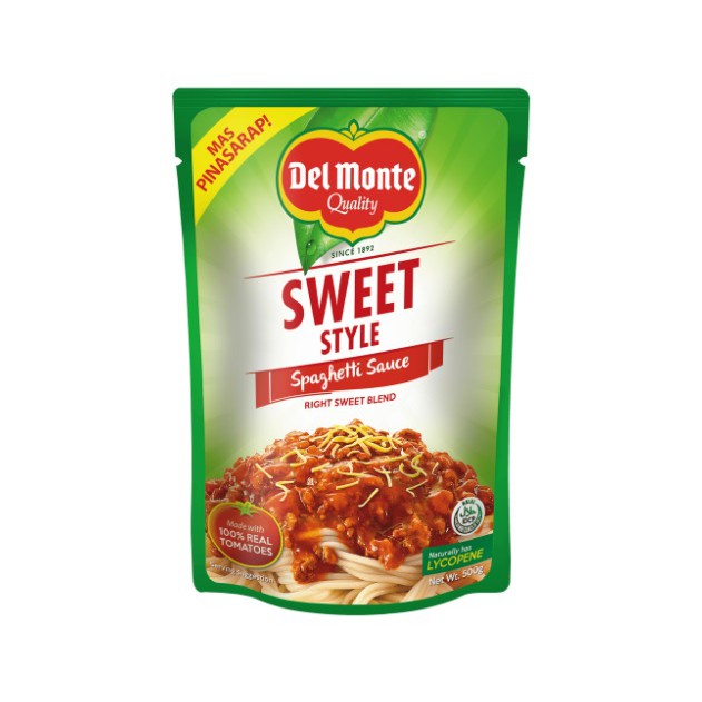 Del Monte Sweet Style Spaghetti Sauce the No. 1 Spaghetti Sauce in the