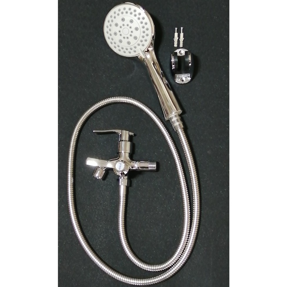 Two way faucet With Tel Shower Head Shower Hose Shower Set (9020