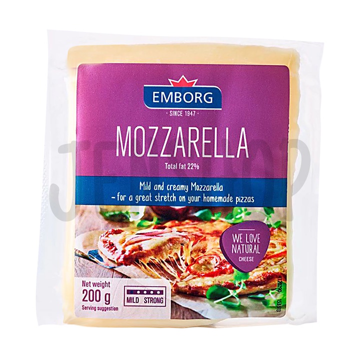 Mozzarella Cheese Block 200 grams Shopee Philippines