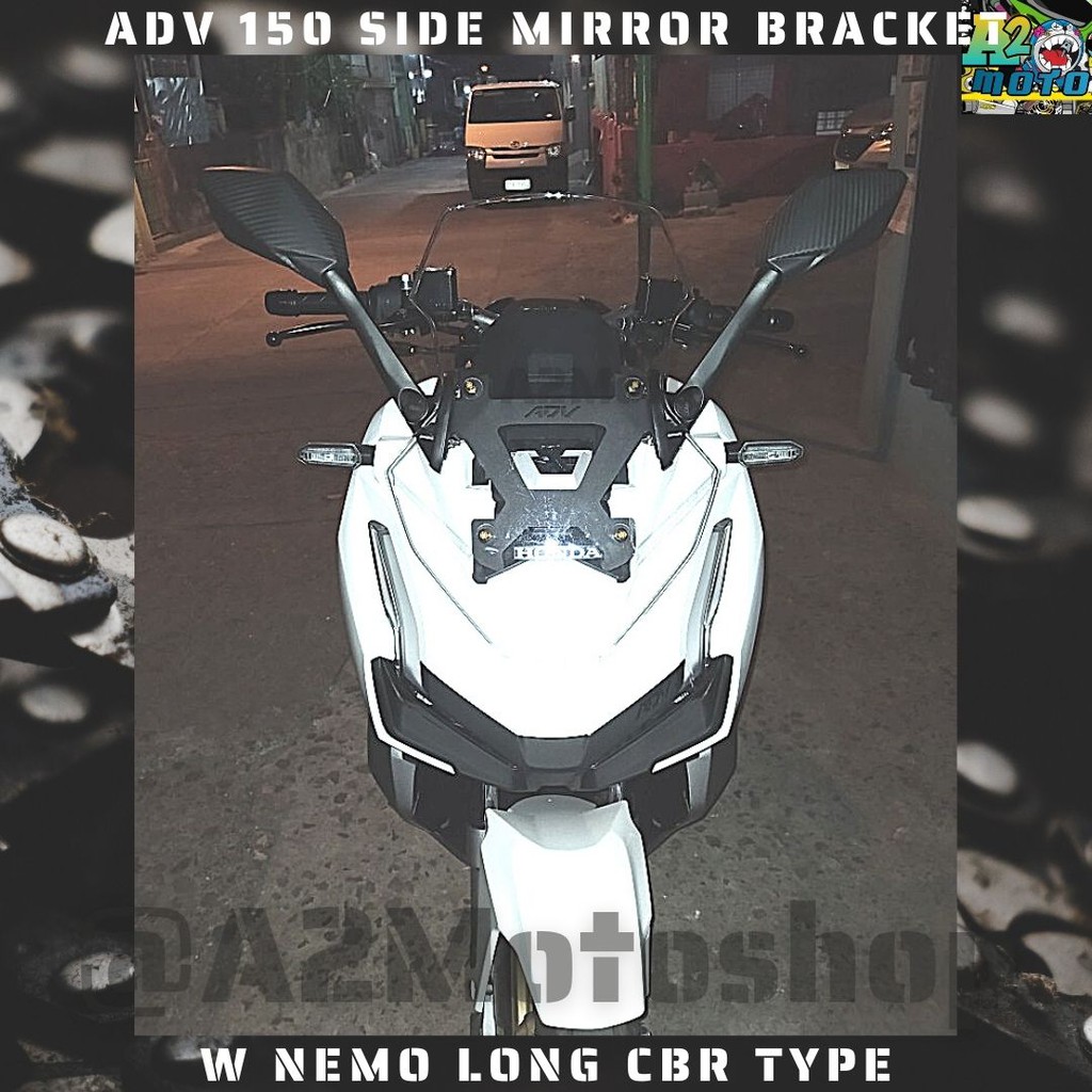 Honda ADV 150 160 Bracket for Side mirror and Visor Windshield Shopee