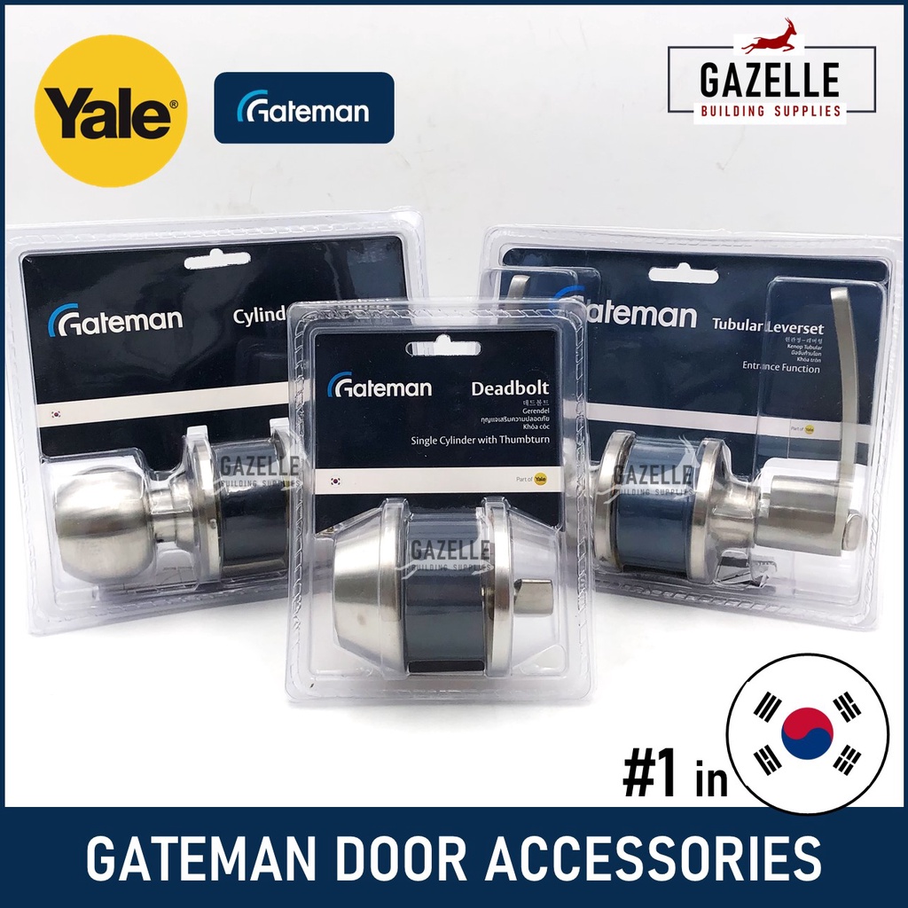 Yale Gateman Entrance Knobset Knob Set Leverset Lever Set Deadbolt