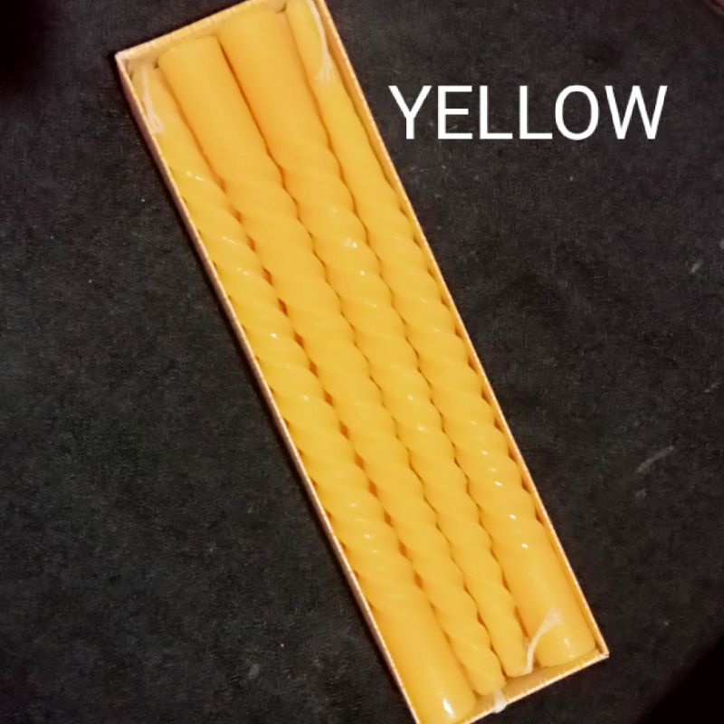 10 Unscented Spiral Candle ( 1 Dozen ) Shopee Philippines