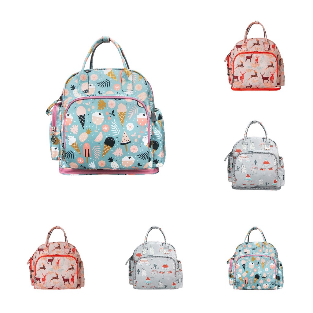 Mummy Diaper Bag for Baby Care Large Capacity Beg Lampin Travel