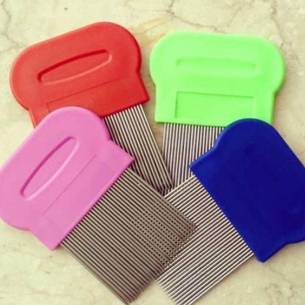 Flea Lice Combs Double Sided Lice Removal Comb Hair Grooming Comb with Metal Teeth Shopee