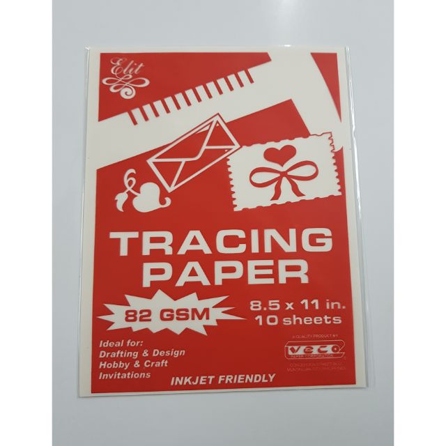 Tracing paper 82 gsm ( 10 sheets/pack) Shopee Philippines