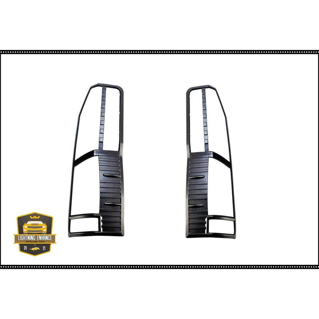 2019+ TOYOTA HIACE Tail Light Cover (Black / Chrome) Shopee Philippines
