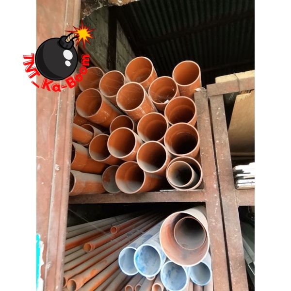 PVC "Neltex" MAKAPALPipe ORANGE Pipe"Big Sizes" 2” 57mm, 3" 82mm, 4