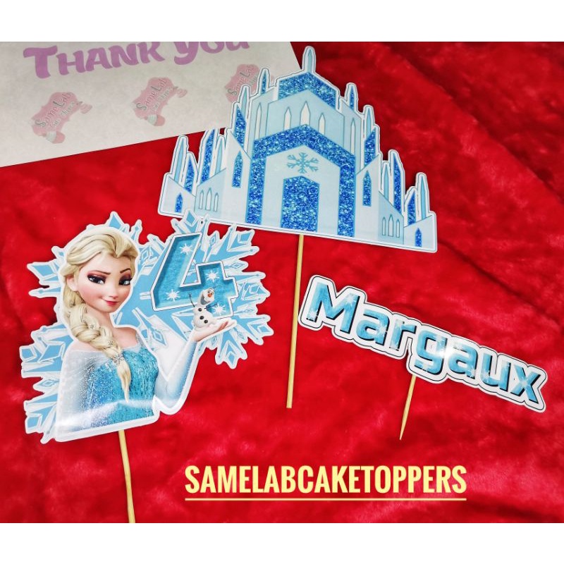FROZEN THEME CAKE TOPPER SET Shopee Philippines