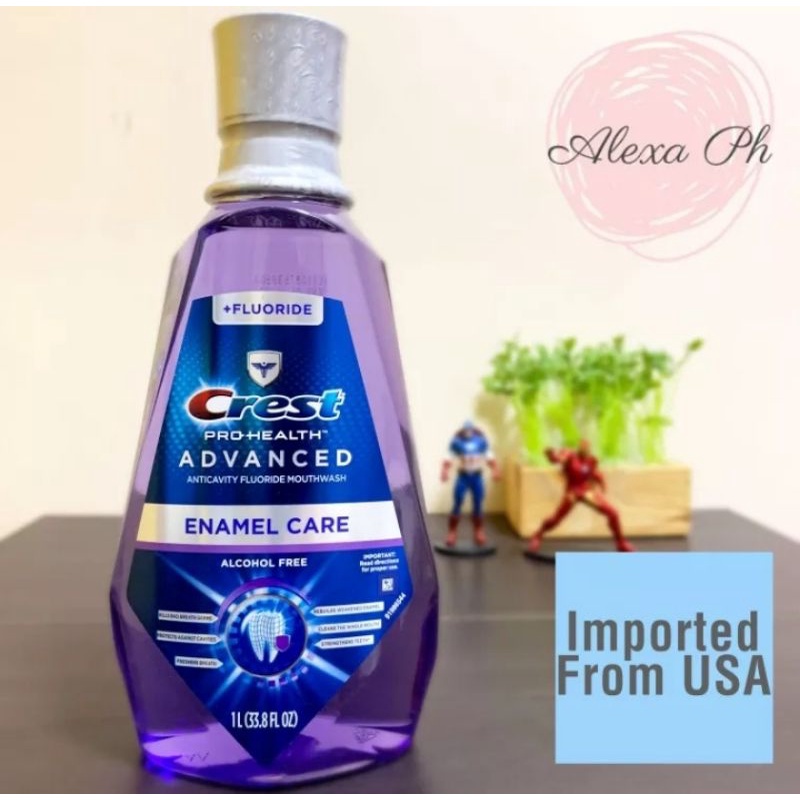Crest ProHealth Advanced Enamel Care Mouthwash 1 L Shopee Philippines