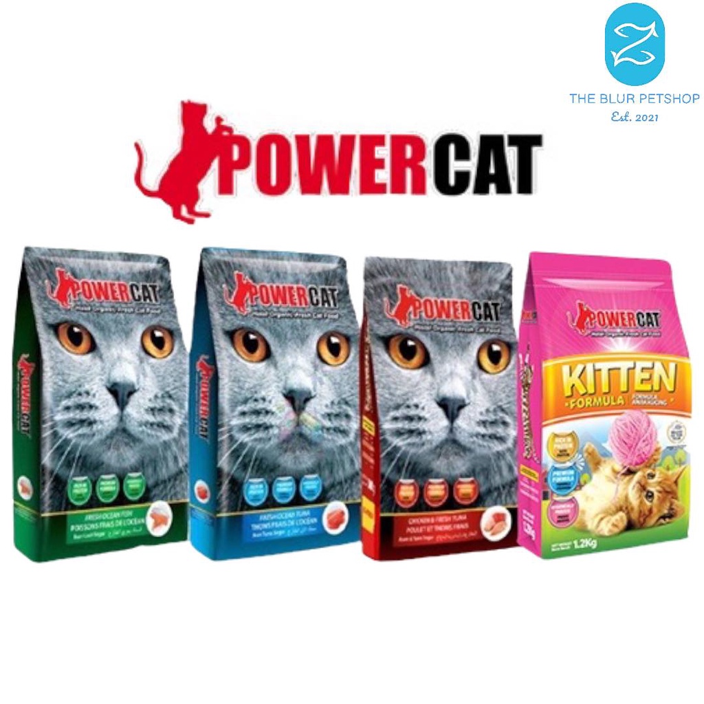 Powercat Power Cat 7kg & 8kg Organic Halal Dry Cat Food Pet Essentials Shopee Philippines