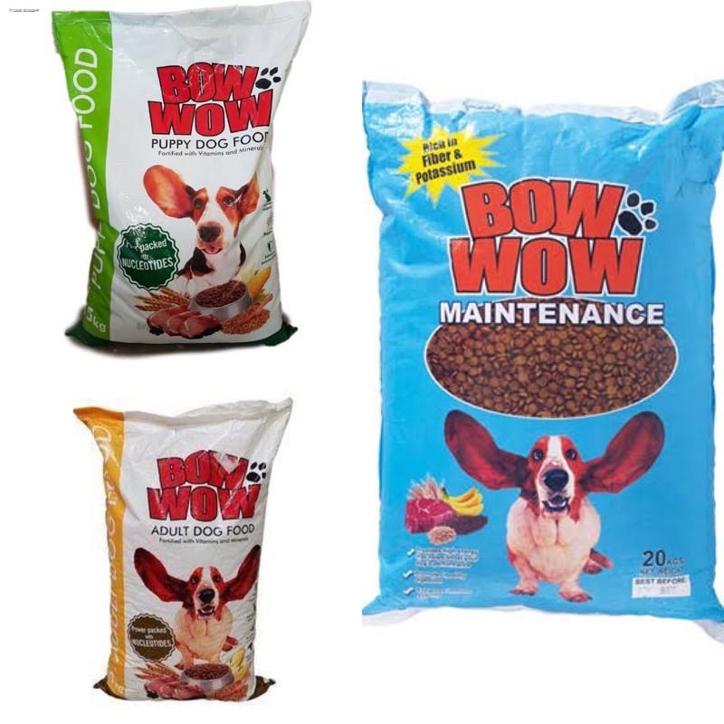 petsdog Bow Wow Dog Food (Puppy, Adult, Maintenance) REPACKED 1 KG