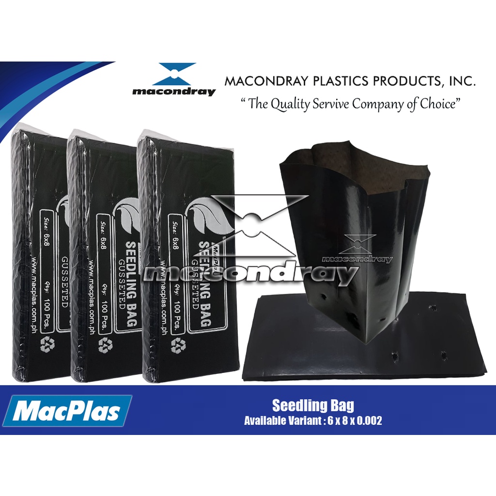 Seedling Bag (packed 100 pieces) by Macondray Plastics Products, Inc
