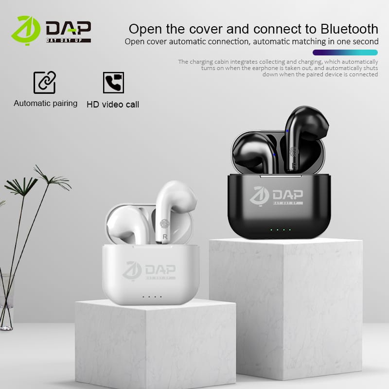 Dap Earphones Airbuds DT02 Waterproof IPX4 SemiInEar TWS True