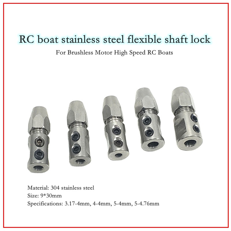 RC Boat Flex Shaft Collet Stainless Steel Highprecision Ultrahigh