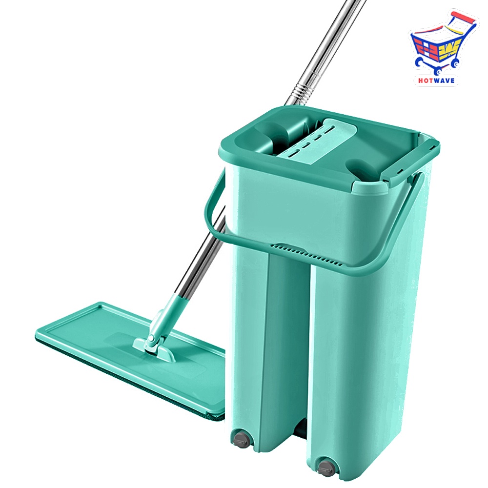 official productMop 360 2in1 SelfWash Squeeze Dry Flat Mop Bucket Shopee Philippines