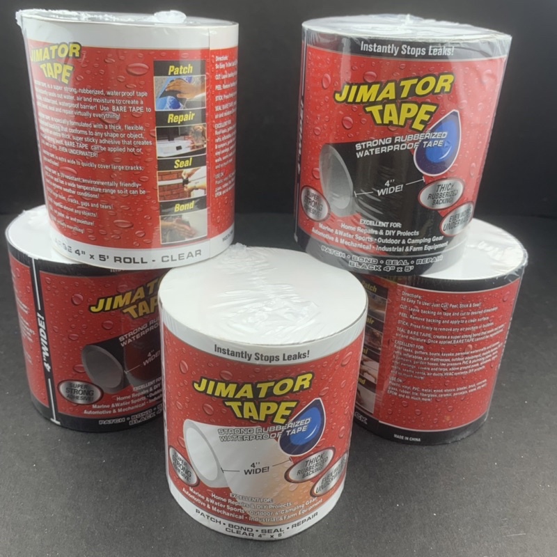 JIMATOR TAPE strong rubberized waterproof tape instantly stops leaks