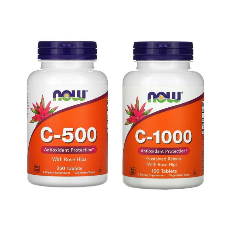 Now Foods Vitamin C with Rose Hips 500mg and 1000mg Shopee Philippines