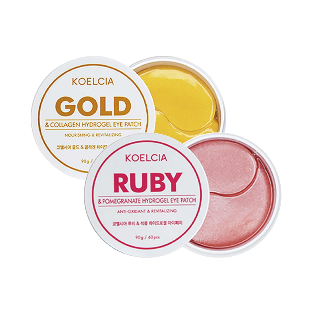 KOELCIA Hydrogel Eye Patch Collagen & Gold, Pomegranate & Ruby 90g