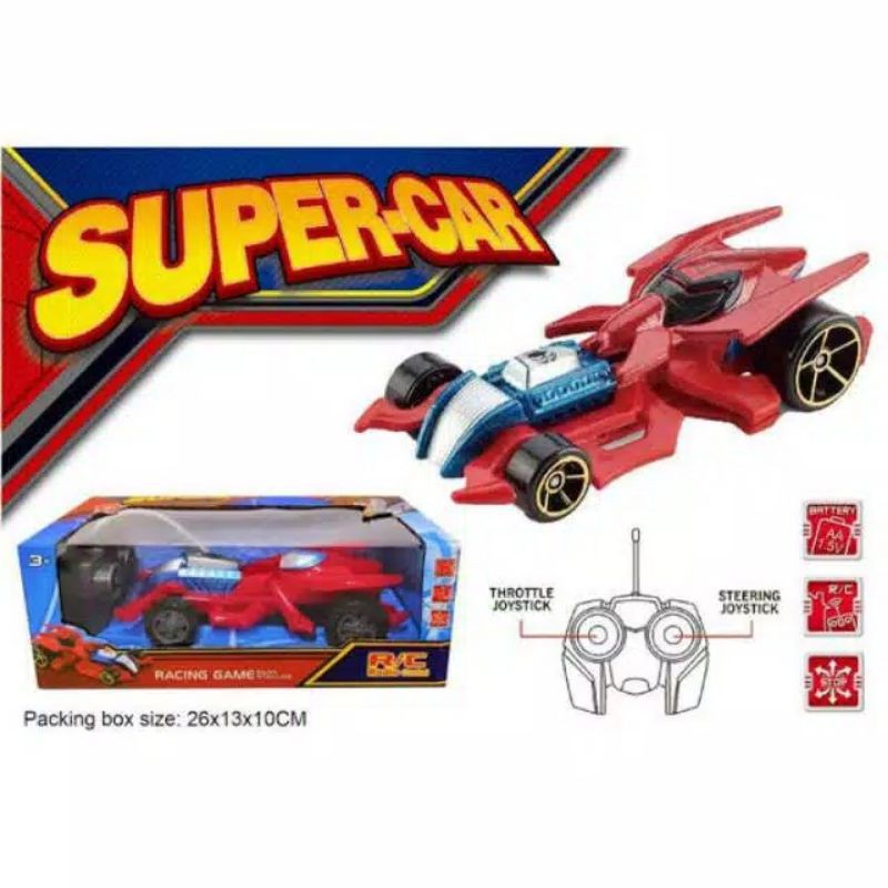 Super CAR SPIDERMAN REMOTE Control Toy CAR RC CAR SPIDERMAN Shopee
