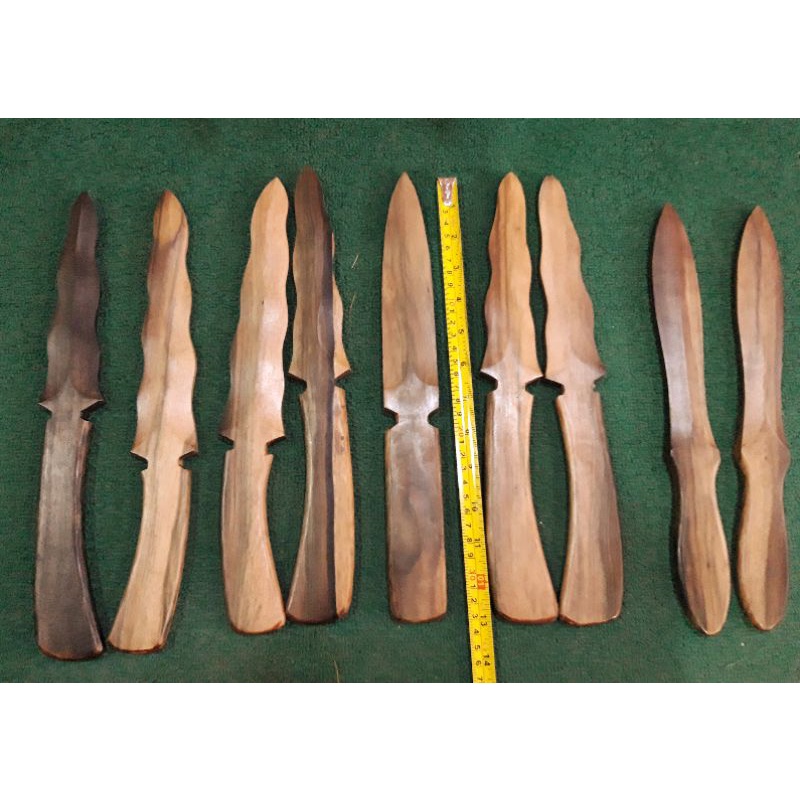 KAMAGONG/EBONY KALI (KNIVES),5 VARIATIONS,FOR PRACTICE OR DISPLAYS
