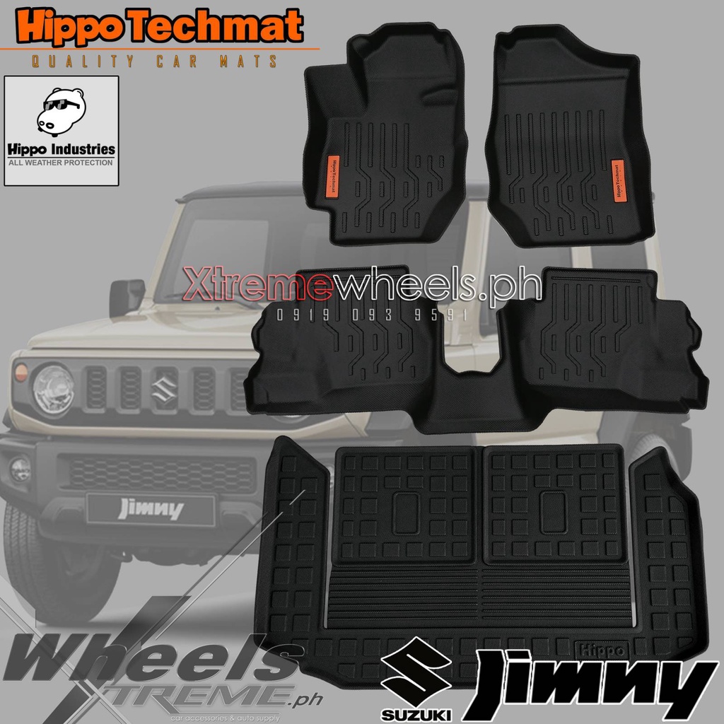 Suzuki Jimny A/T 2019 TO 2023 1st2nd row + cargo Tray Hippo Deep Dish