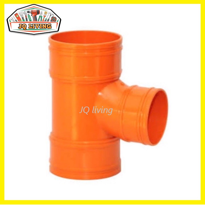 PVC Orange Fittings 2” 3” 4” Sanitary Fittings Elbow Tee Wye