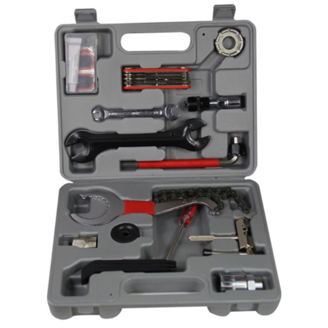 25Pcs/ Set Mountain Bike Repair Multifunctional Kit Bicycle Maintenance