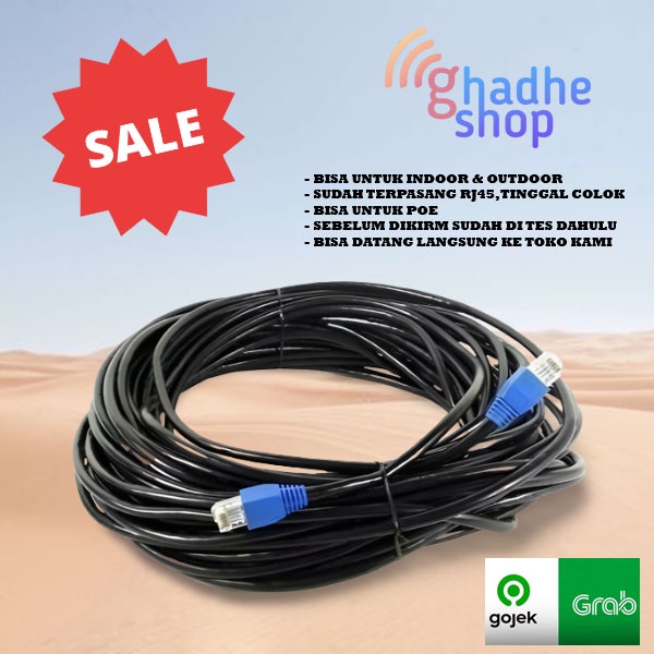 Lan Cable Cat5e FTP STP (OUTDOOR Spectra 15 Meters Ready To Use UTP