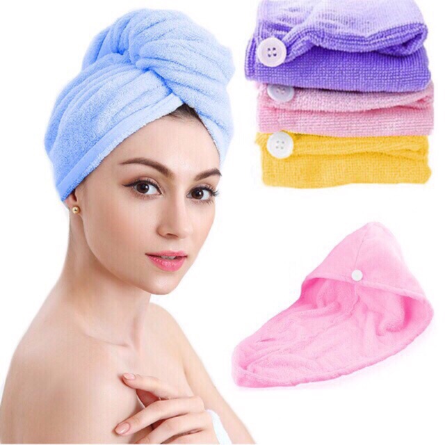HYKX Ladies Magic Quick Dry Bath Hair Drying Towel ( Hair Dryer Cap