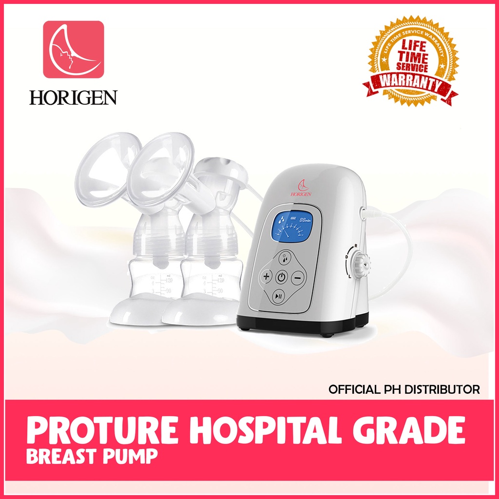 Horigen Proture Hospital Grade Breast Pump (White) ("Damage Box