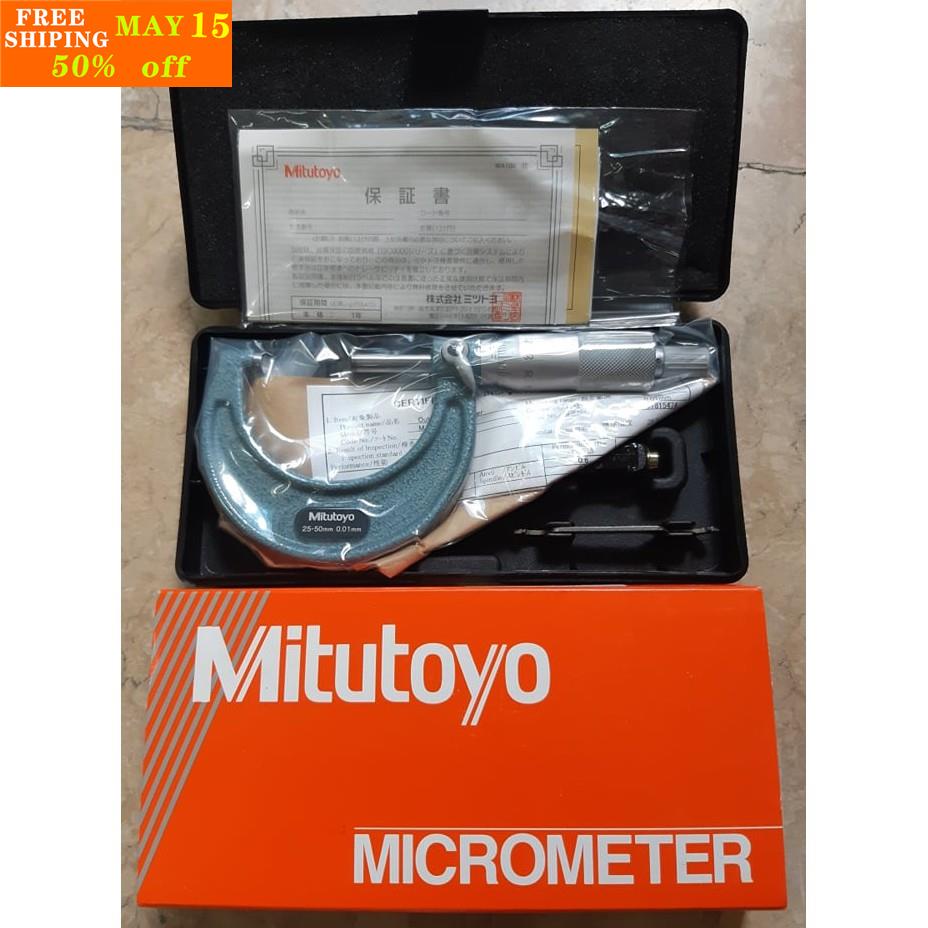 Mitutoyo Outside Micrometer 2550mm / 0.01mm Shopee Philippines
