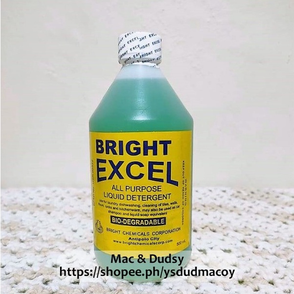 Bright Excel AllPurpose Liquid Detergent (500 ml) Shopee Philippines