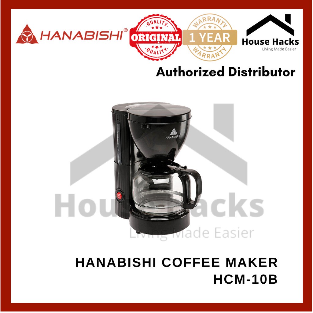 Hanabishi Original Coffee Maker HCM 10B (House Hacks) Shopee Philippines