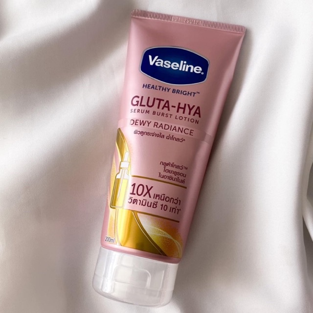 Vaseline Pink Whitening Lotion Glutathione Hya Serum Burgent Dewy