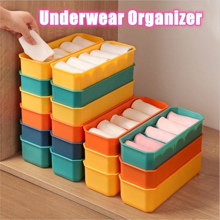 021 Socks Storage Box Underwear Organizer Drawer Storage Box Clothes