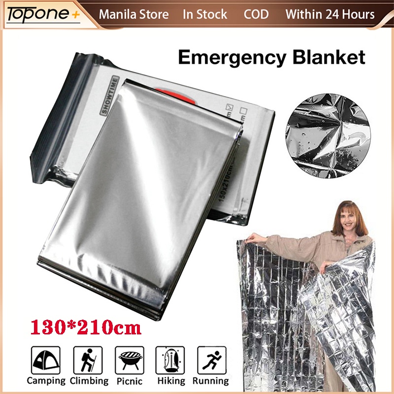 Emergency Rescue Blanket Outdoor Waterproof Foil Thermal Blanket For