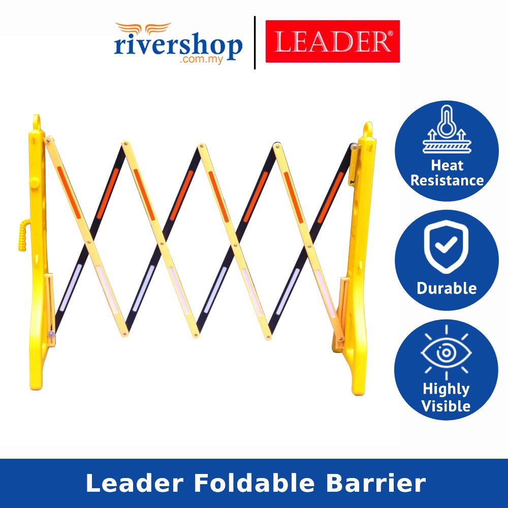 LEADER Foldable Barrier / Extendable Road Barrier Foldable Safety