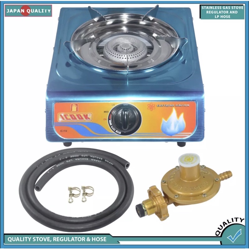 Gas stove single burner with regulator and hose Shopee Philippines