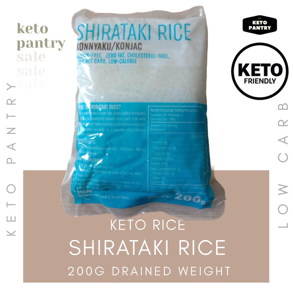 The distance she Keto Pantry Shirataki Rice Low Carb Alternative to