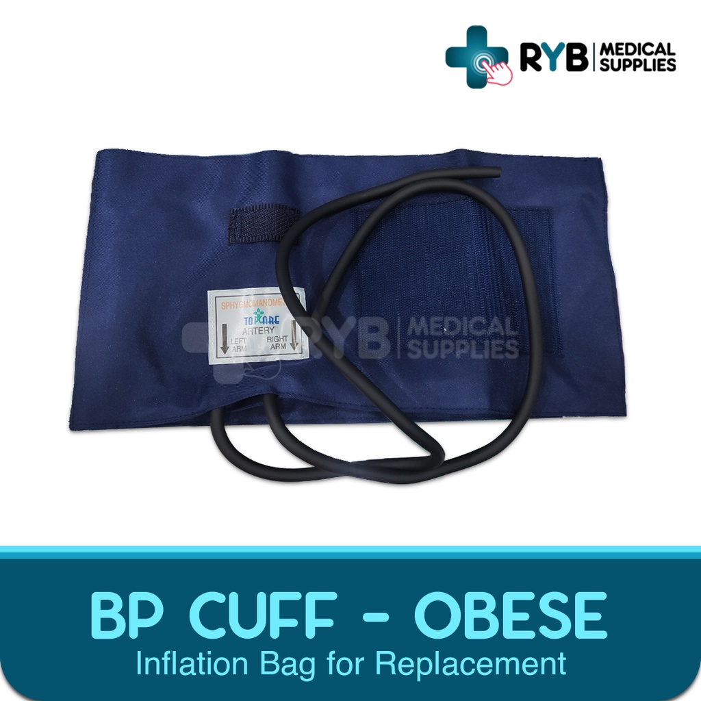 BP Cuff for Replacement OBESE, PEDIA & ADULT / Large Adult and Kids