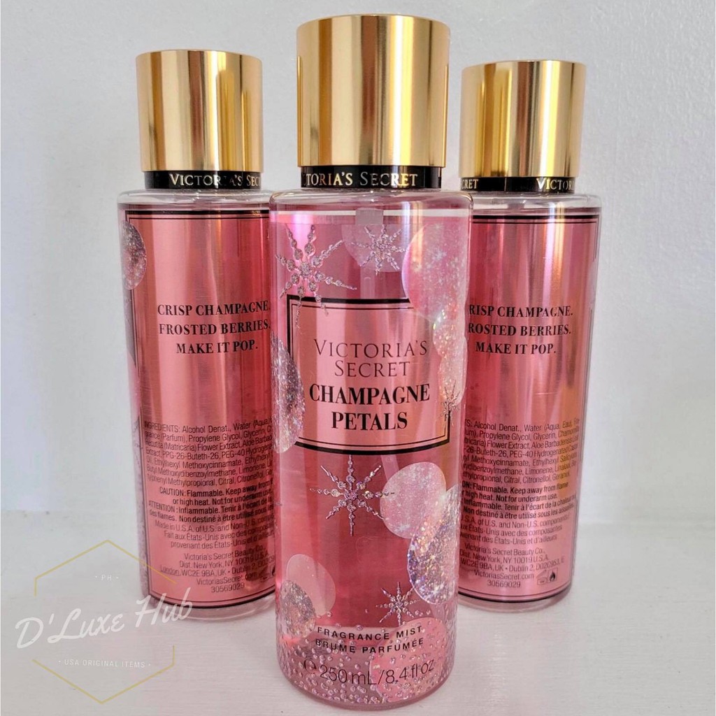 Victoria's Secret Fragrance Mist Champagne Petals Shopee Philippines