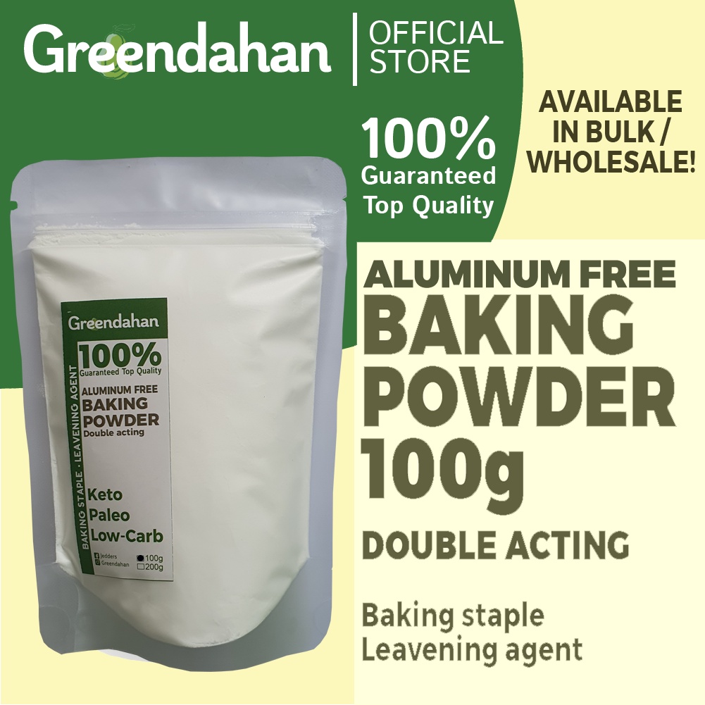 GREENDAHAN / Aluminum Free Baking Powder (Double Acting) 100g 200g