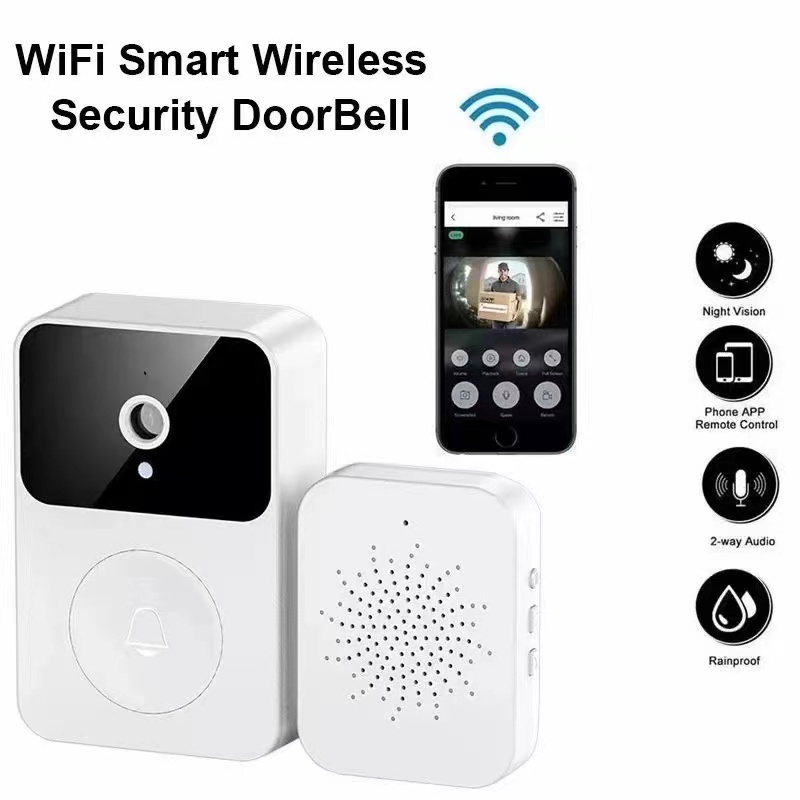 JK X9 Doorbell With Camera WIFI Doorbell Hd Smart Night Vision Wireless