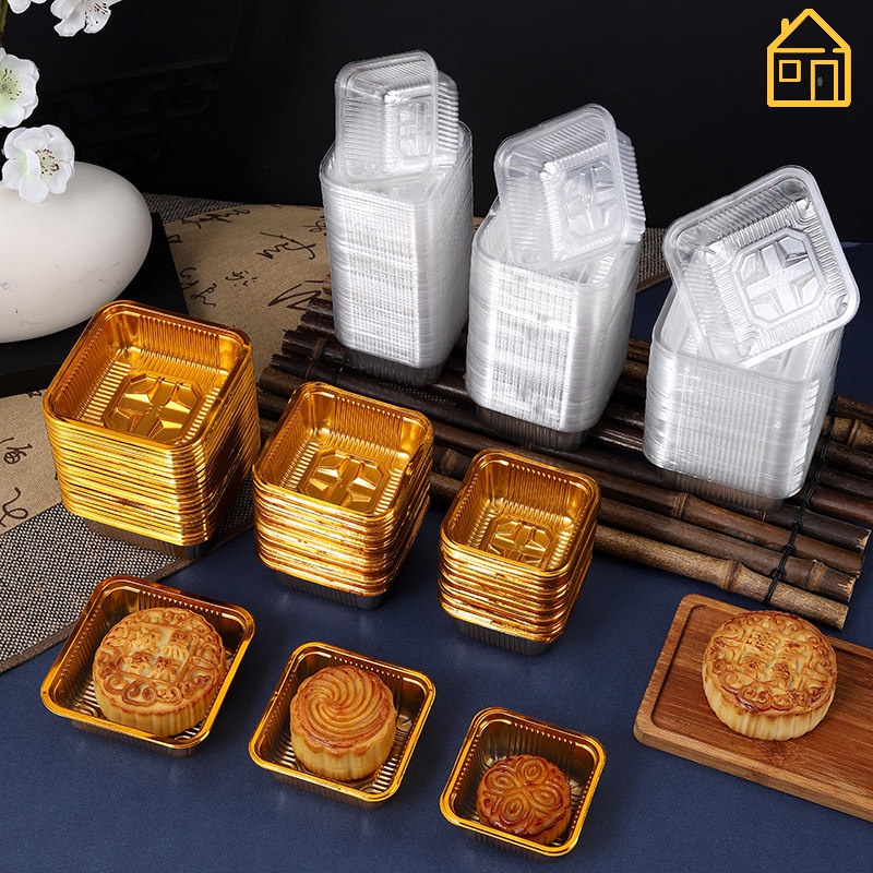100Pcs Food Grade Pet Material Mooncake Plastic Inner Tray/ Egg Yolk