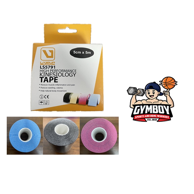 Kinesiology Tape 5cm for Performance Aid and Recovery Waterproof GYMBOY