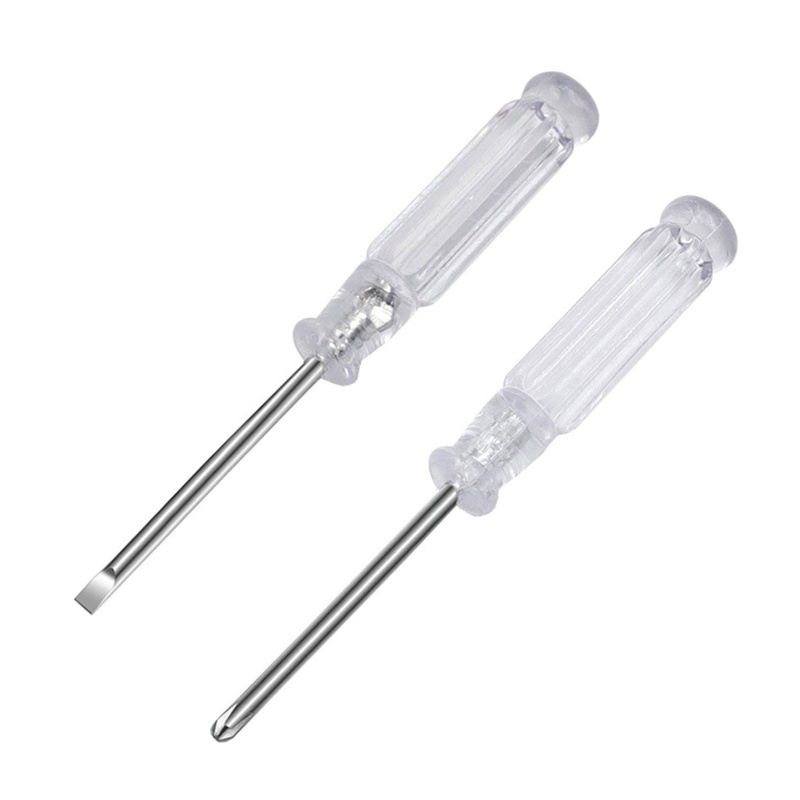 Cons Transparent Crystal Screwdriver 3 0mm Slotted Phillips Screwdriver